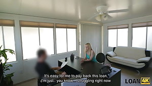 LOAN4K. Hot Allie gives vagina for nailing to guy in loan