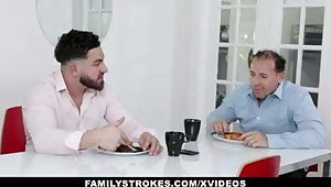 FamilyStrokes - Step bro Pranking Virgin Step sister With Re
