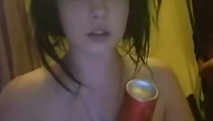 This badass camgirl loves using different penis shaped objects