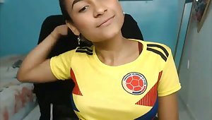 Cute Colombian Amateur Teen Latina on Webcam